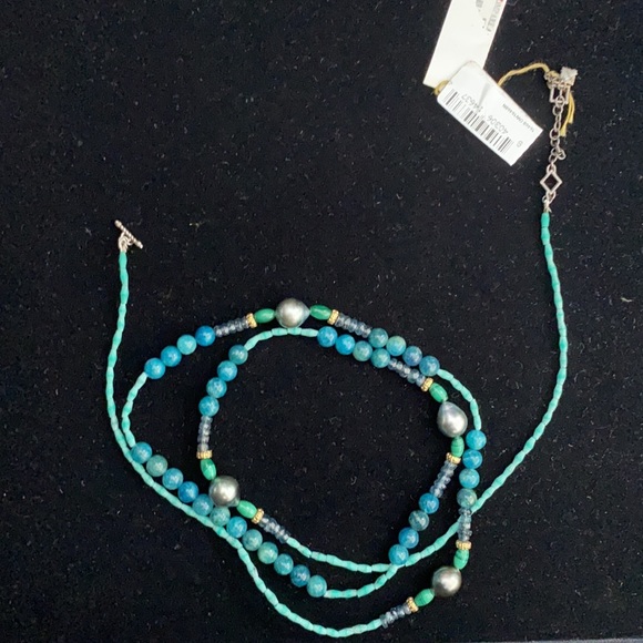 ARMENTA old world pearl mixed bead long  36"" long necklace New in box with tag - Picture 4 of 5